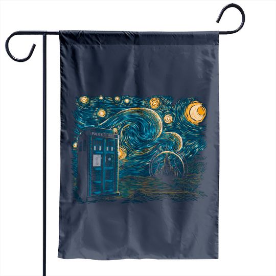 Starry Gallifrey - Doctor Who - Garden Flags