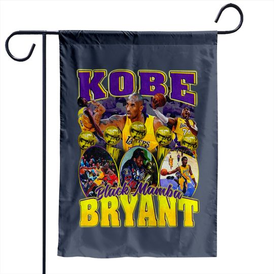 Bryant Garden Flags, Kobe Garden Flag, Bryant 90's Inspired Garden Flag