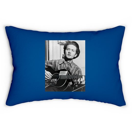 This Machine Kill - Woody Guthrie - Lumbar Pillows