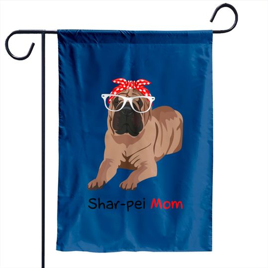 Shar-Pei Mom Bandana Womens Shar-Pei Dog - Shar Pei Mom - Garden Flags