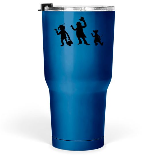 Hitchhiking Ghosts - Black silhouette - Haunted Mansion - Tumblers 30 oz