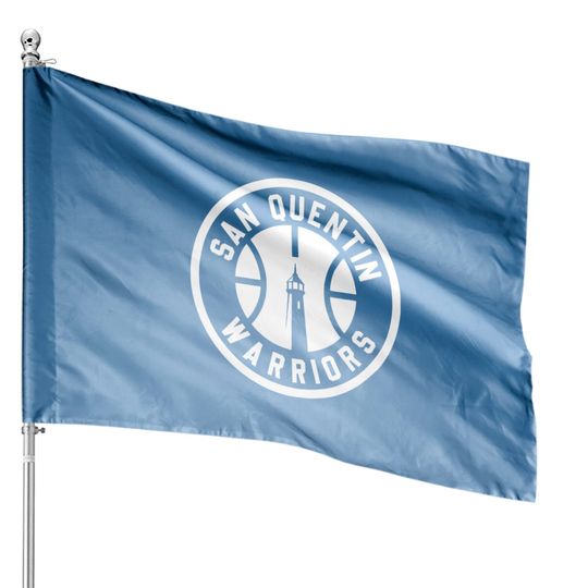San Quentin Warriors House Flags Bob Myers