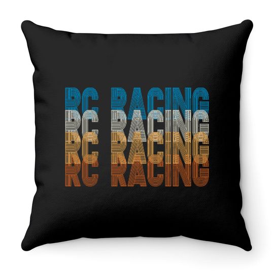 RC Car RC Racing Retro Style - Rc Cars - Throw Pillows