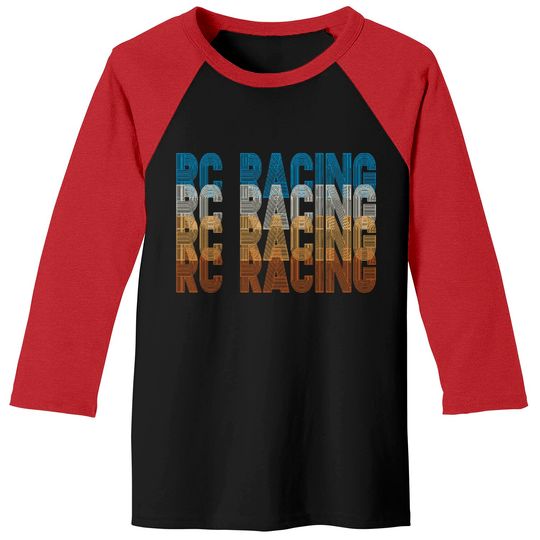 RC Car RC Racing Retro Style - Rc Cars - Baseball Tees