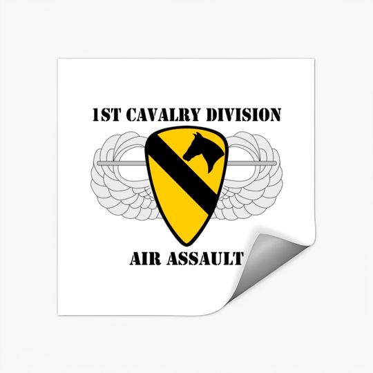 1st Cavalry Division Air Assault W/Text Stickers
