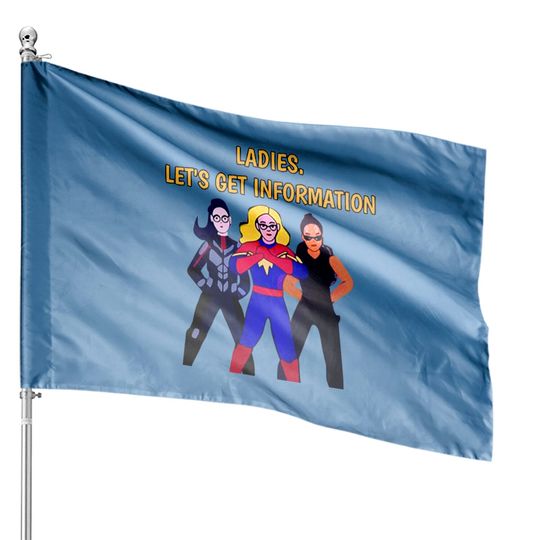 Ladies Lets Get Information Ms Marvel House Flags