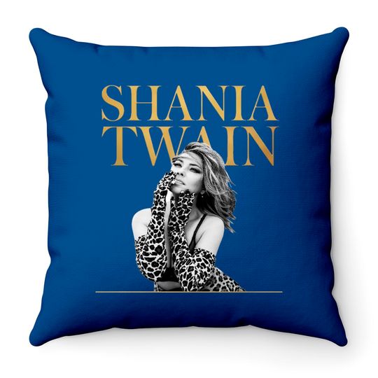 Shania Twain Throw Pillows