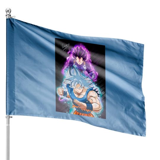 Goku ultra in stinto e vegeta ultra ego - Dragon Ball - House Flags