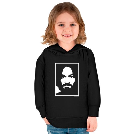 Charlie Don't Surf - Classic Face from Life Magazine - Charles Manson - Kids Pullover Hoodies