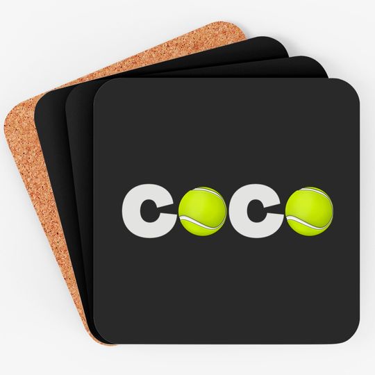 Coco Gauff Call Me Coco Coasters