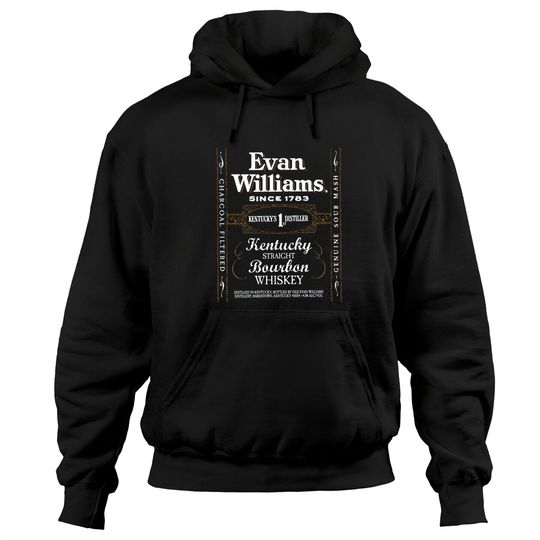 Evan Williams Bourbon Whiskey Logo Hoodies