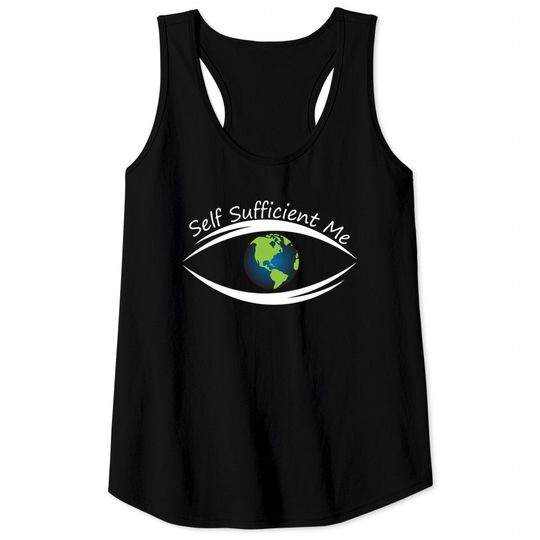 Self Sufficient Me Logo Large Tank Tops