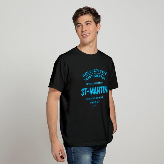 Saint Martin, French Antilles, France - Saint Martin French Antilles France - T-Shirt