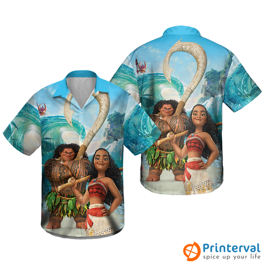 Moana Disney Hawaiian Summer Tropical Hawaiian Shirt