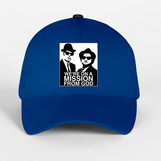 We're on a Mission From God Baseball Caps Blues Brothers Baseball Caps