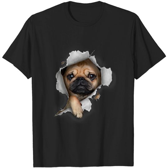 Pug Tshirt Pug T Shirt Cute Pug Puppy Shirt Pug T T-shirt