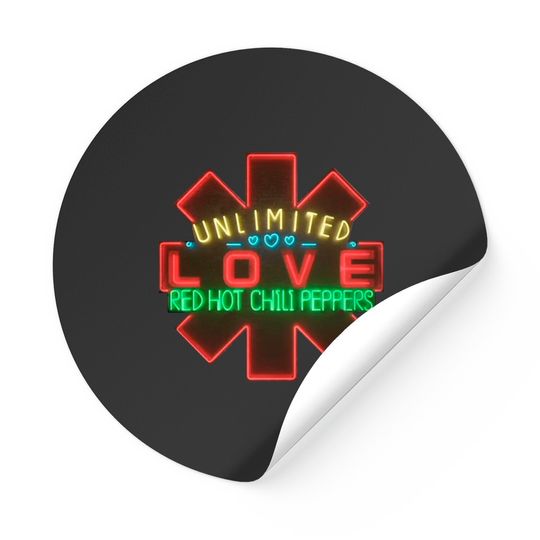 Red Hot Chili Peppers Unlimited Love Stickers, Red Hot Chili Peppers Tour 2022