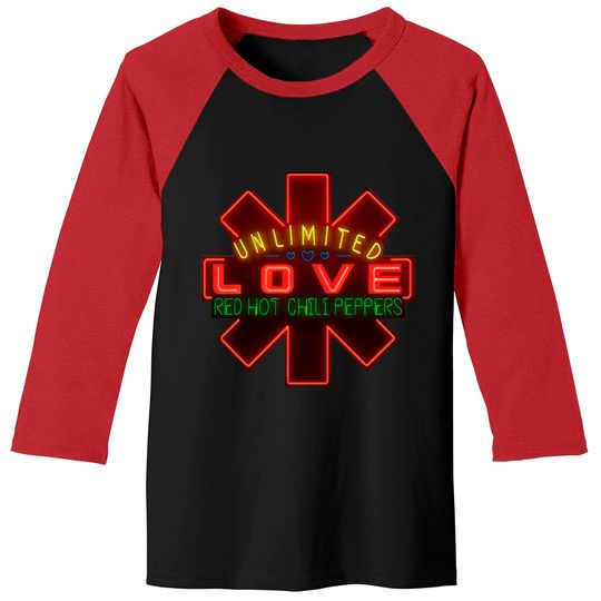 Red Hot Chili Peppers x Unlimited Love Short-Sleeve Unisex Baseball Tees