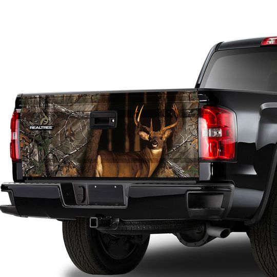 Realtree Xtra Whitetail Deer Tailgate Decal Sticker Wrap