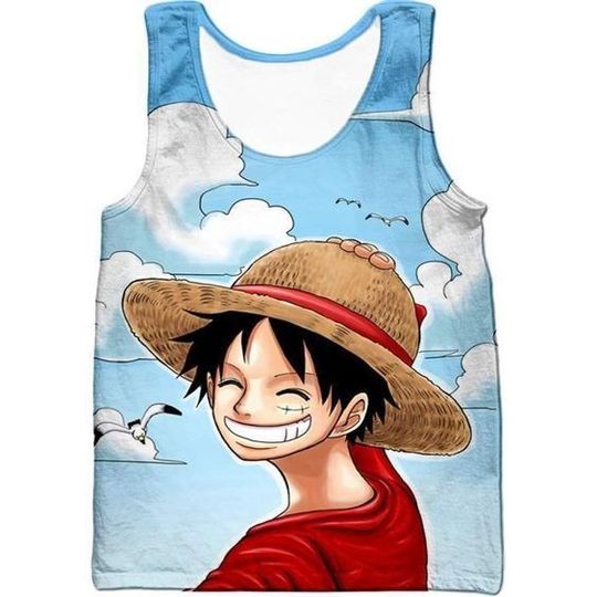 One Piece Brothers Luffy 3D Tank Top