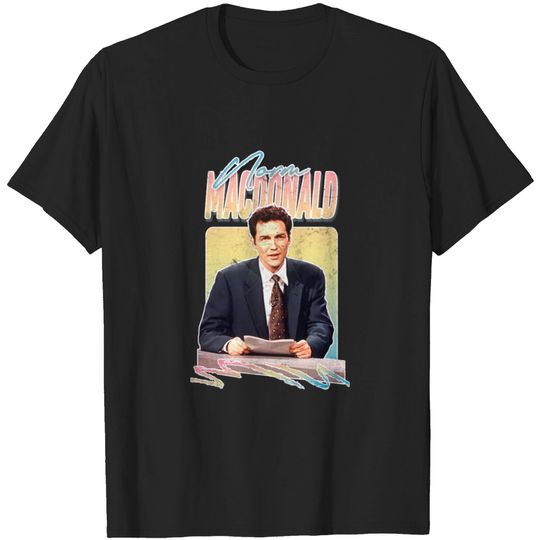 Norm Macdonald // 90s Style Faded-Look Fan Design - Norm Macdonald - T-Shirt