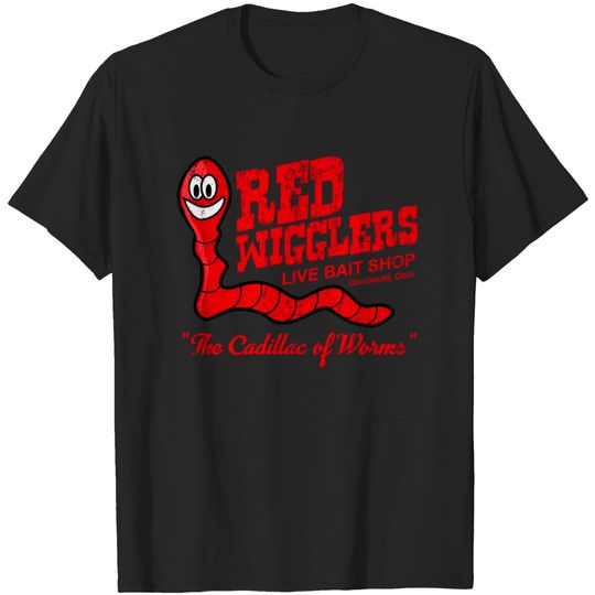 Red Wigglers from WKRP in Cincinnati, distressed - Wkrp - T-Shirt