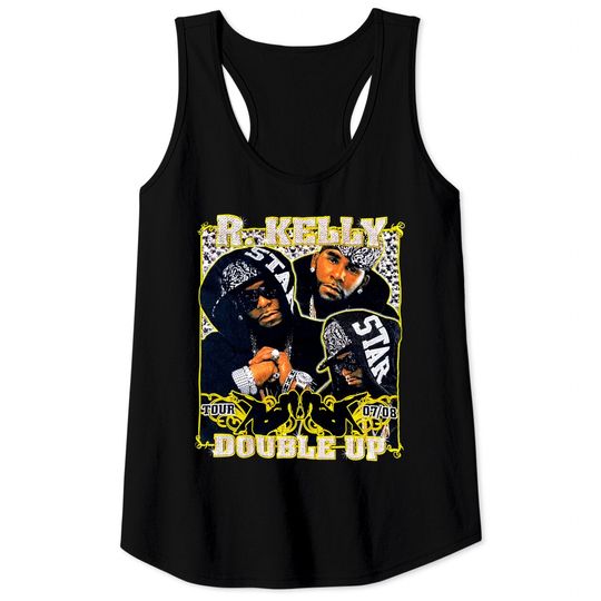 R.Kelly 2007-2008 Double Up Tour Tank Tops, R.Kelly Shirt Gift For Fan, Rapper Shirt, 90s Music Shirt