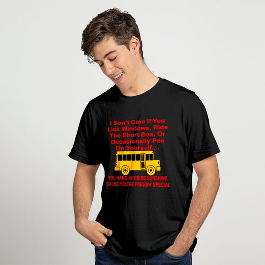 I Don’t Care If You Lick Windows, Ride Short Bus T-shirt
