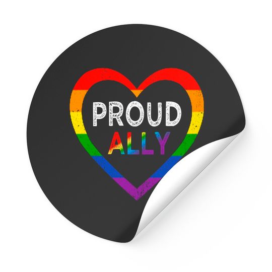 proud ally pride lgbt - Pride Lgbt - Stickers