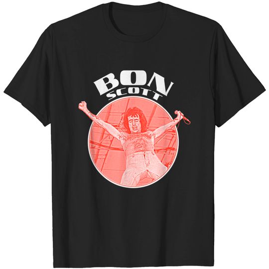 Bon Scott Retro FanArt Tribute - Bon Scott - T-Shirt