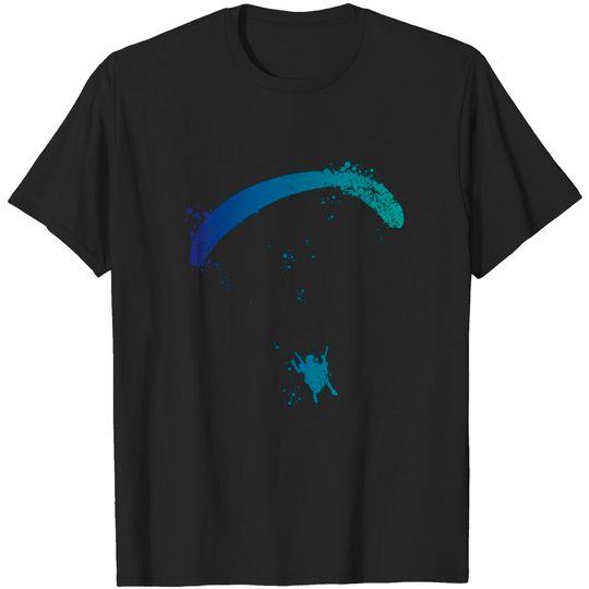 Paragliding splashes graffiti T-shirt