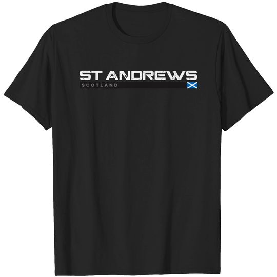 St Andrews Scotland Uk Vintage Retro T-shirt