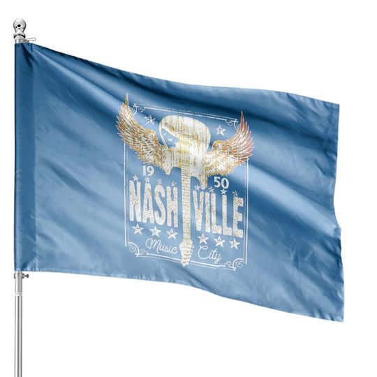 Nashville music city House Flags