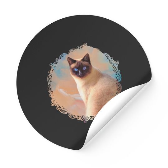 Seal Point Siamese Cat - Siamese Cat - Stickers