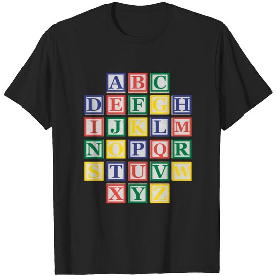 Alphabet 7 T-shirt