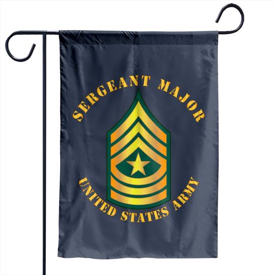 Army Sergeant Major SGM Garden Flags