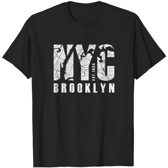 NYC Brooklyn White T-shirt
