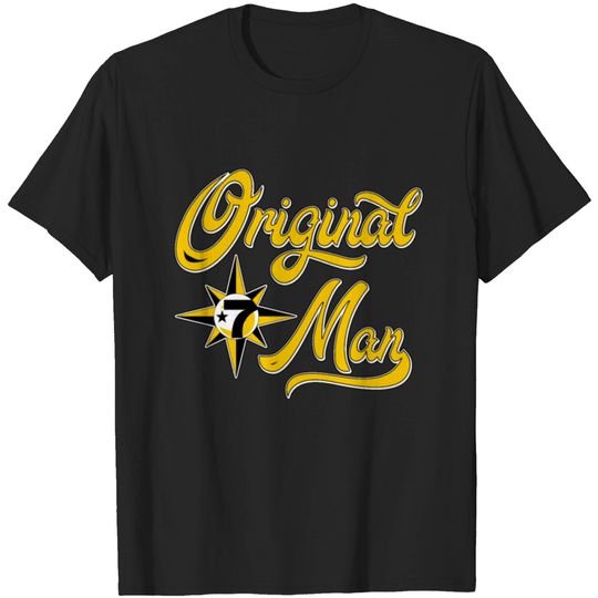 Original Man Allah 7 Logo Crescent Star 5 Percent T-shirt