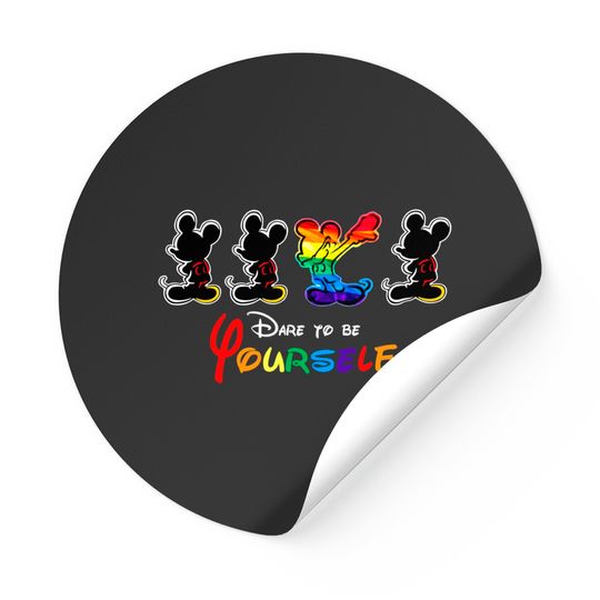 Disney Pride Stickers, Pride Month Stickers