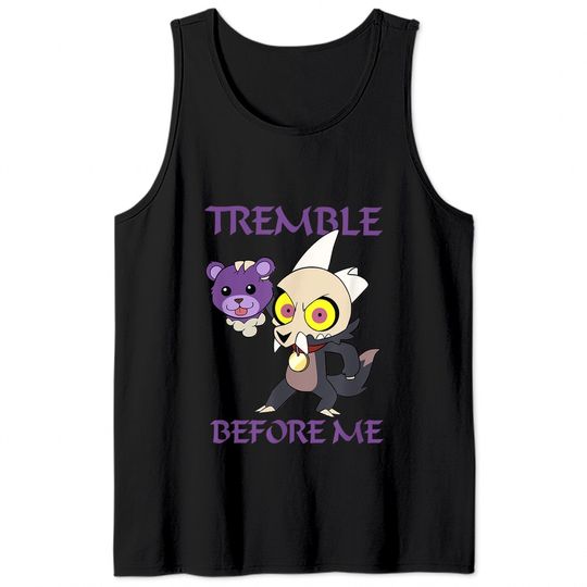 Channel The Owl House King Tremble Before Me Tank Tops essentiel