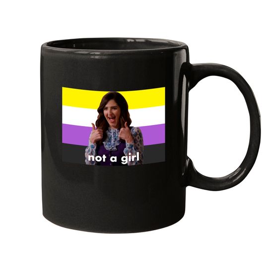 Nonbinary Janet “Not a Girl” (The Good Place) - The Good Place - Mugs