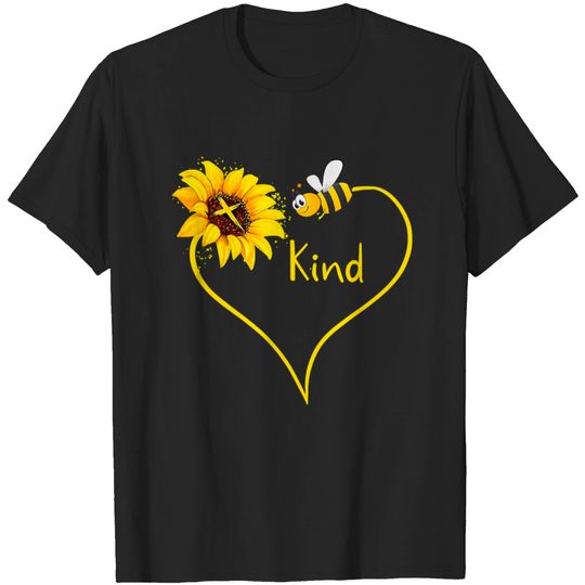 Bee kind sunflower tshirt Beekeeper T-shirt