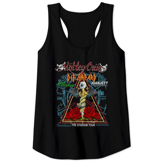 The Stadium Tour, Motley Crue Def Leppard Poison Joan Jett & The Blackhearts Tank Top