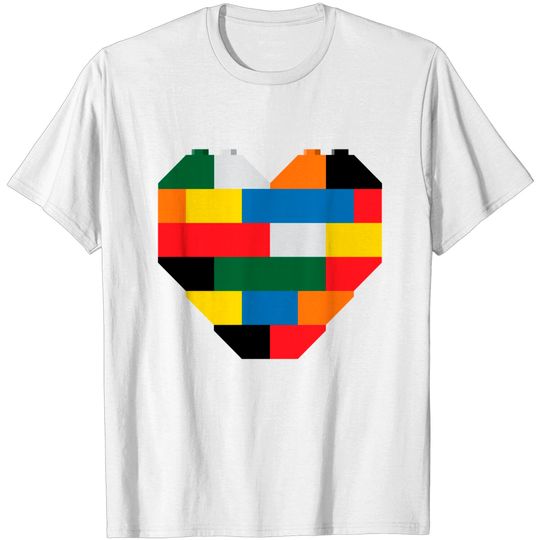 Brick Heart - Lego - T-Shirt