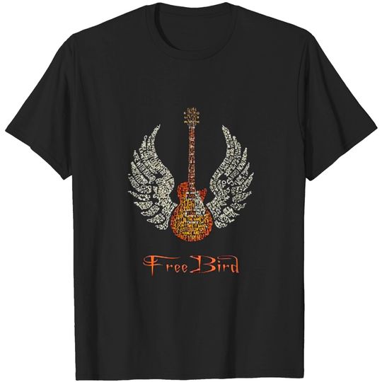 Lynyrd Skynyrd T-shirt free bird guitar lynyrd skynyrd Classic