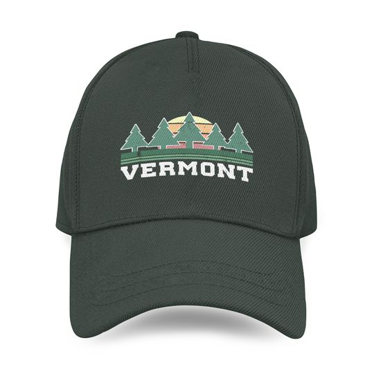 Vermont Trucker Hat Retro Vintage Baseball Caps