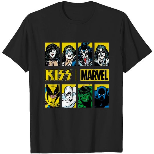Marvel KISS Rock Hero Panels T-Shirt