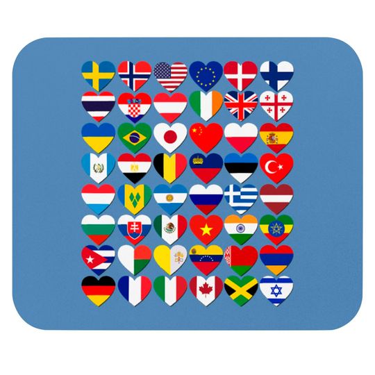 Flags of the Countries of the World International Mouse Pads