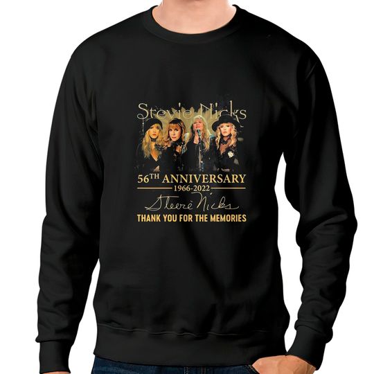 Stevie Nicks 56th Anniversary Signature Sweatshirts, Stevie Nicks Fan Lover Gift Unisex Tee shirt