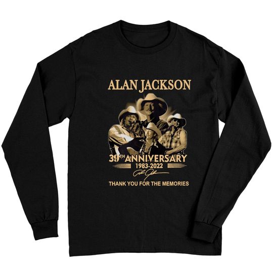 Alan Jackson Vintage The Road Tour 2022 Long Sleeves, Alan Jackson 2022 Shirt